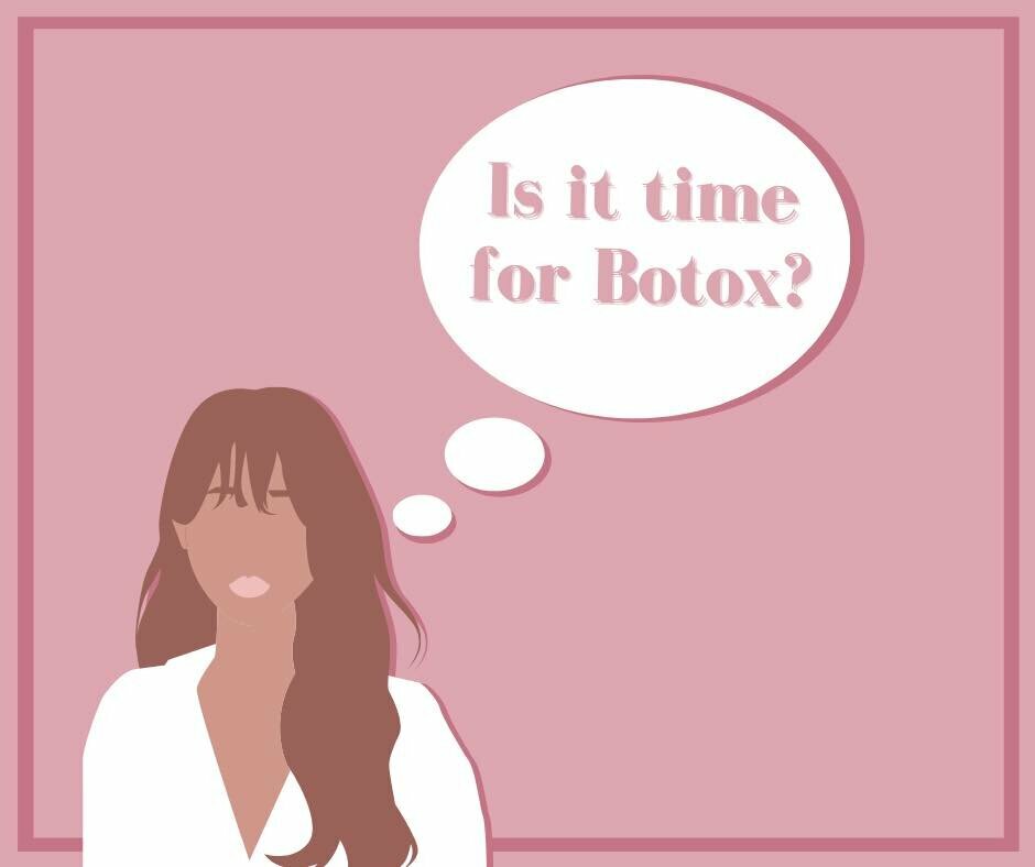 Is it time for botox thought bubble