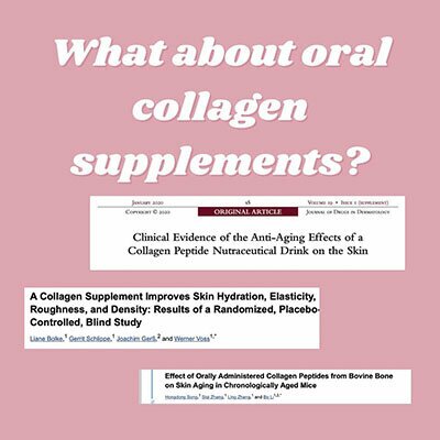 What about oral collagen supplements? - Some facts about oral collagen supplements