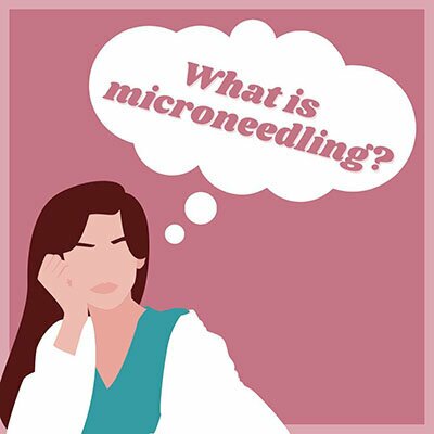 thought bubble - what is microneedling